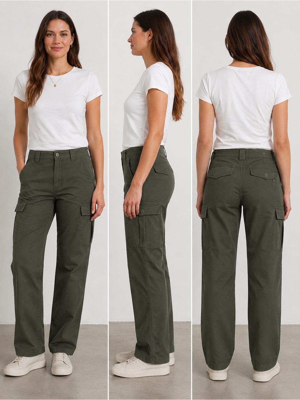 5.11 Tactical Women’s Olive Green Cargo Pants Ripstop Utility Outdoor Size 10 R - Picture 2 of 13